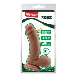Dildo Realistico curvo dual density 17,5 cm Dildo Realistico curvo dual density 17,5 cm