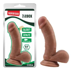 Dildo Realistico curvo dual density 17,5 cm Dildo Realistico curvo dual density 17,5 cm