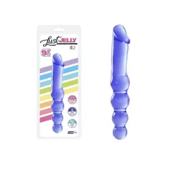 Dildo anale vaginale 2 in 1 Jelly 23,5 cm Dildo anale vaginale 2 in 1 Jelly 23,5 cm
