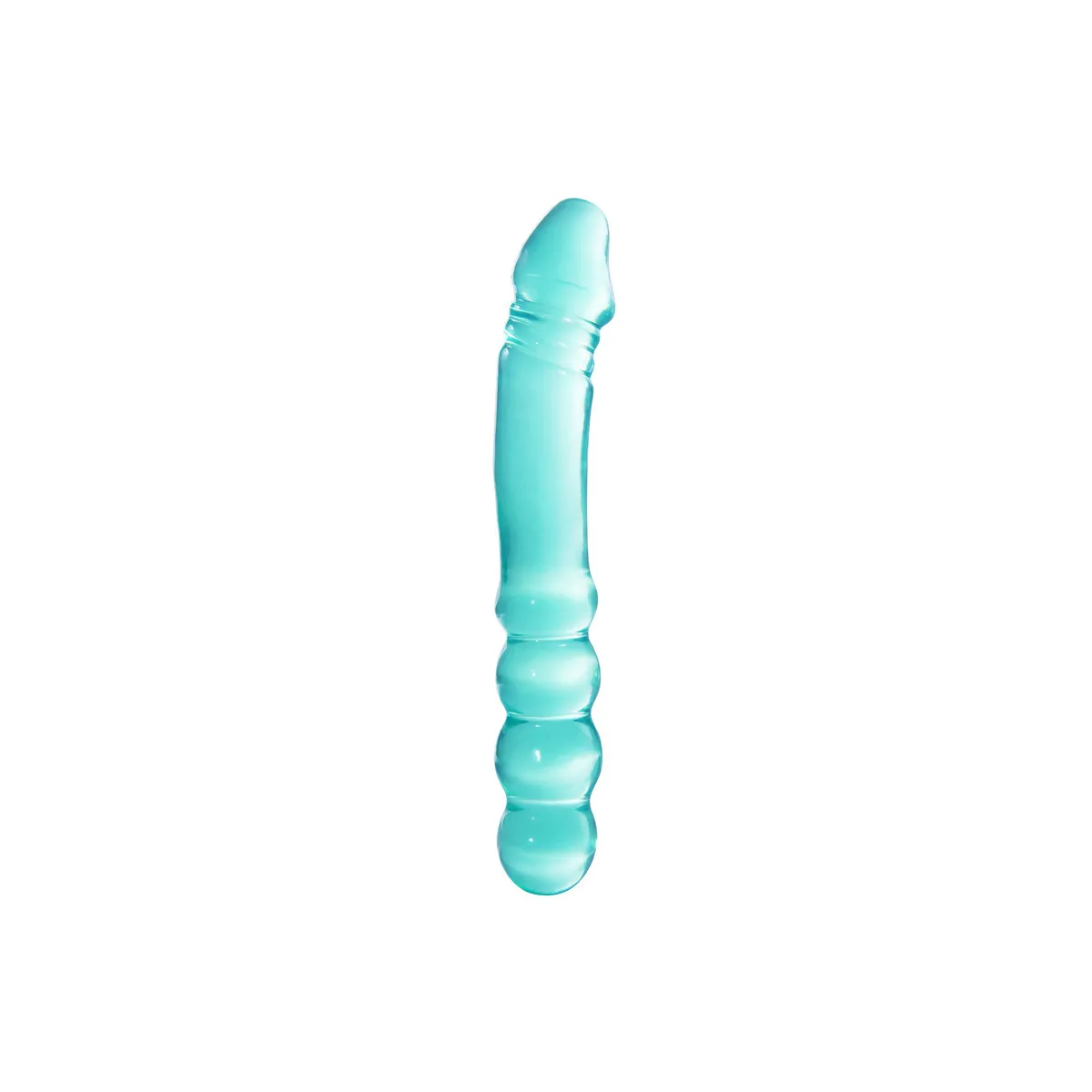 Dildo anale e vaginale doppio Jelly 24 cm Dildo anale e vaginale doppio Jelly 24 cm