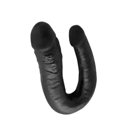 Cintura Strapon con dildo doppio nero Cintura Strapon con dildo doppio nero