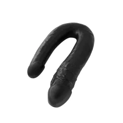 Cintura Strapon con dildo doppio nero Cintura Strapon con dildo doppio nero