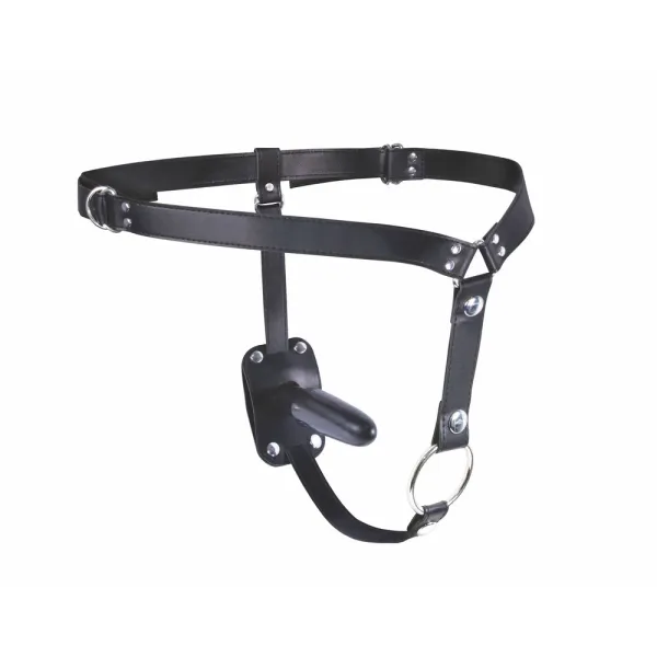 Cintura strapon con anello pene e plug anale