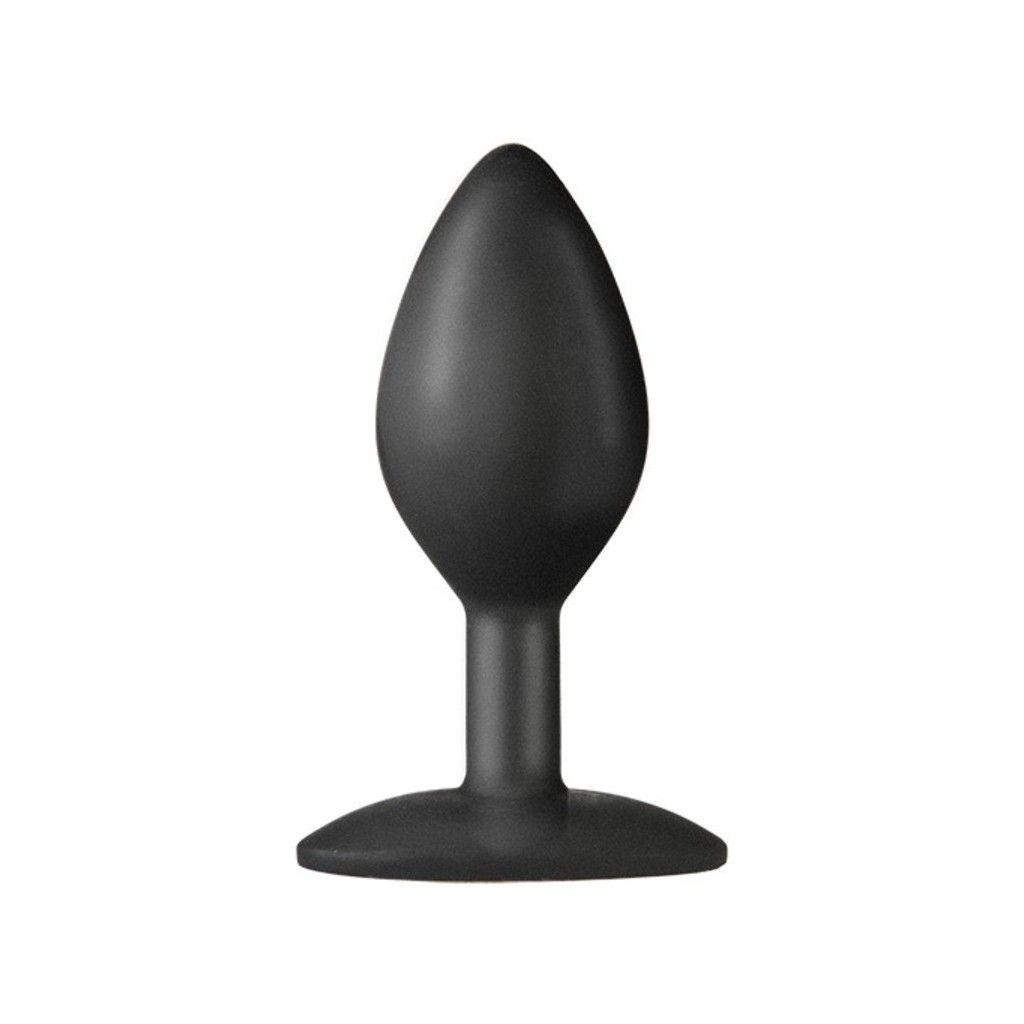 Plug anale silicone platinum premium  the mini's spade medium black