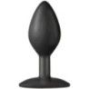 Plug anale silicone platinum medium nero Plug anale silicone platinum medium nero