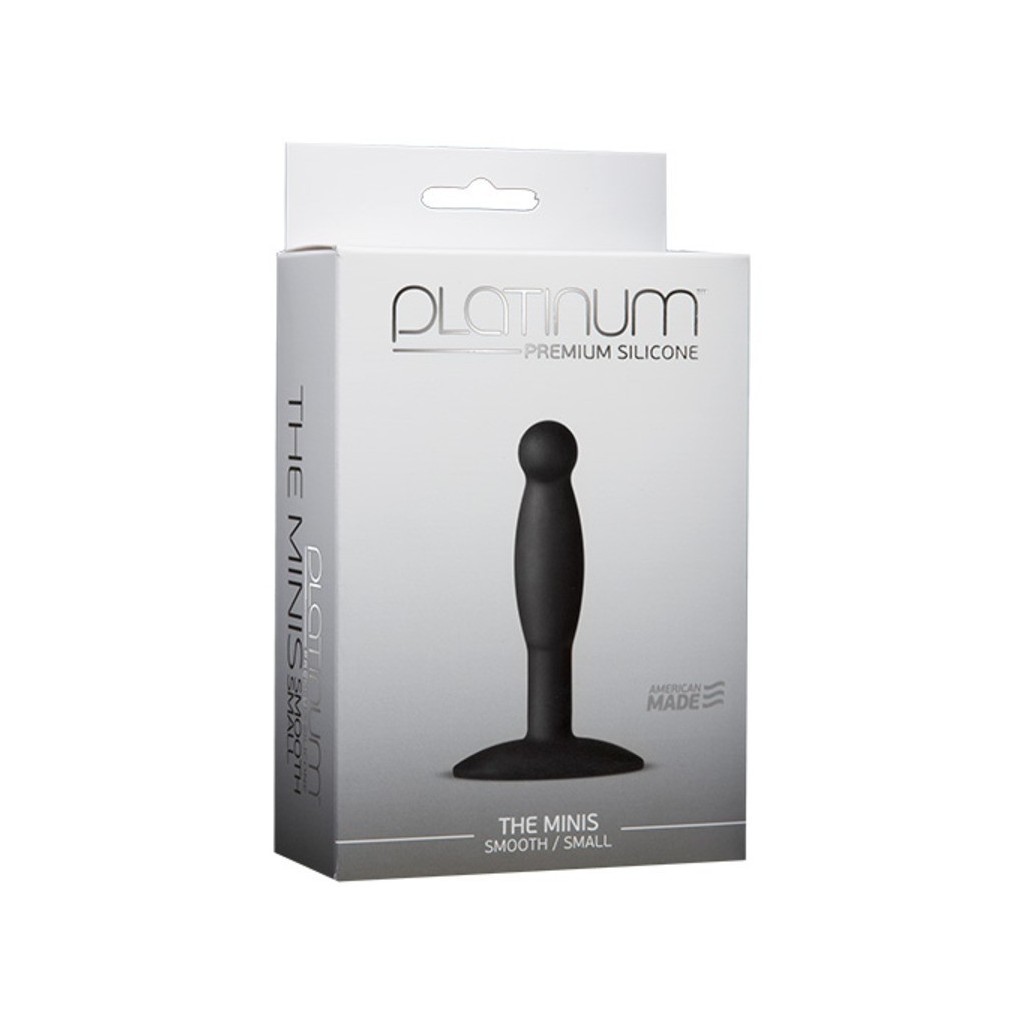 Plug Anale silicone premium platinum smoth small black