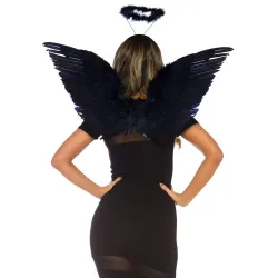 Angelo Sexy ali e aureola solo accessori 2 pz Angelo Sexy ali e aureola solo accessori 2 pz