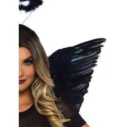 Angelo Sexy ali e aureola solo accessori 2 pz Angelo Sexy ali e aureola solo accessori 2 pz