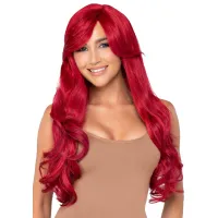 Parrucca realistica sensuale lunga ondulata