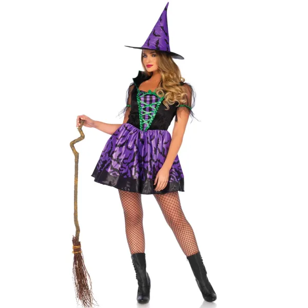 Costume Sexy Strega Bat Witch