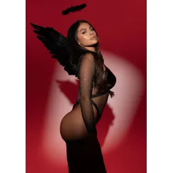 Angelo Sexy ali e aureola solo accessori 2 pz Angelo Sexy ali e aureola solo accessori 2 pz