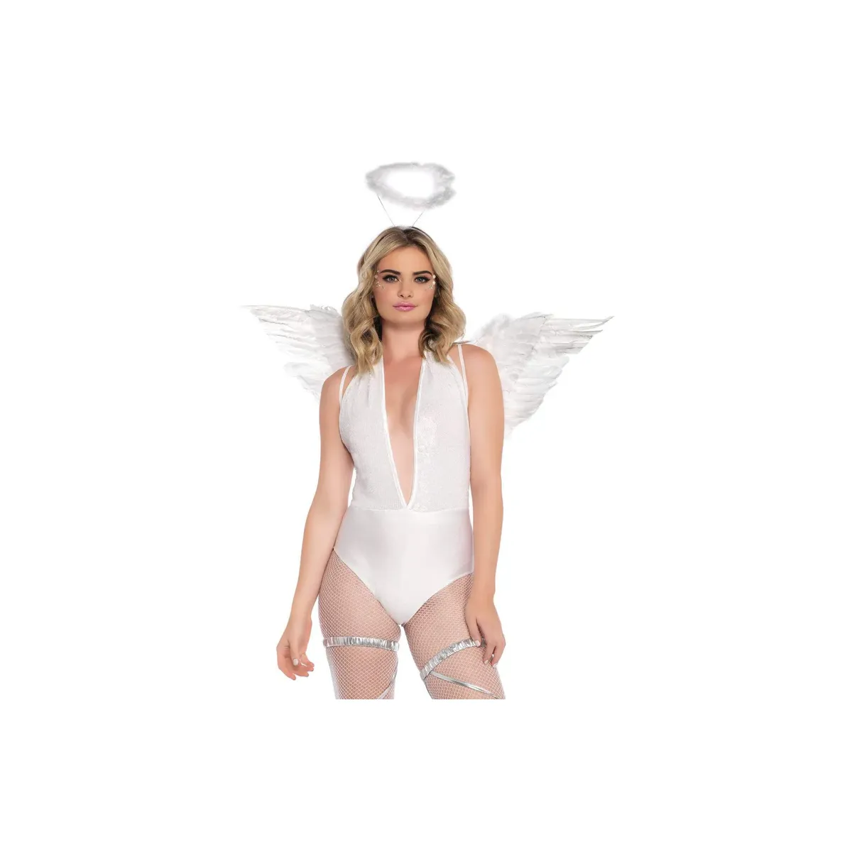 Angelo Sexy ali e aureola solo accessori 2 pz