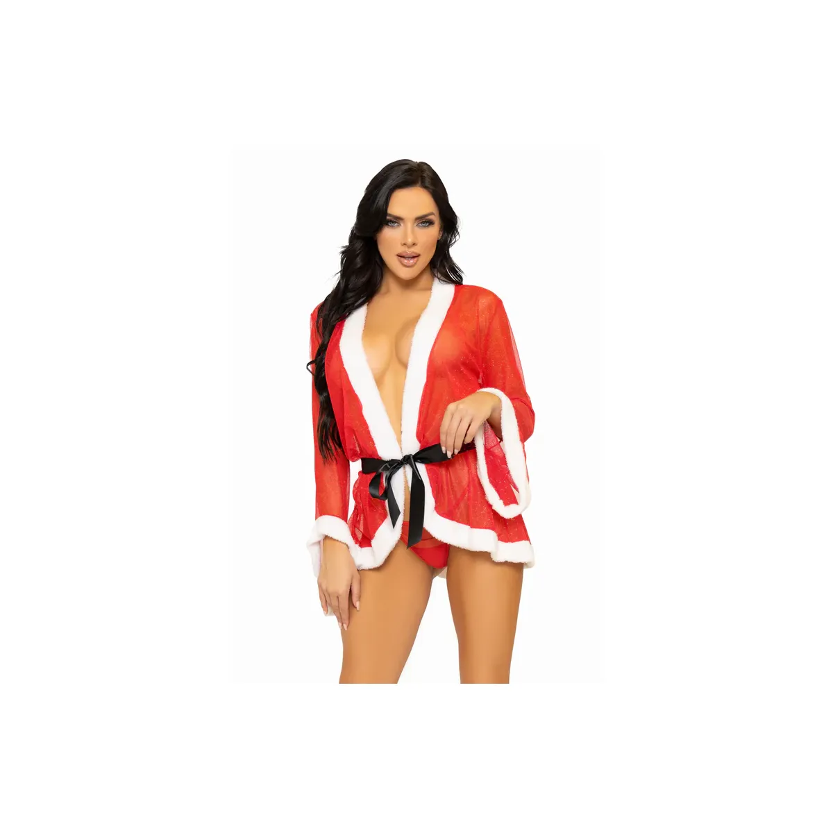 Vestaglia babbo Natale sexy da donna 3 pz