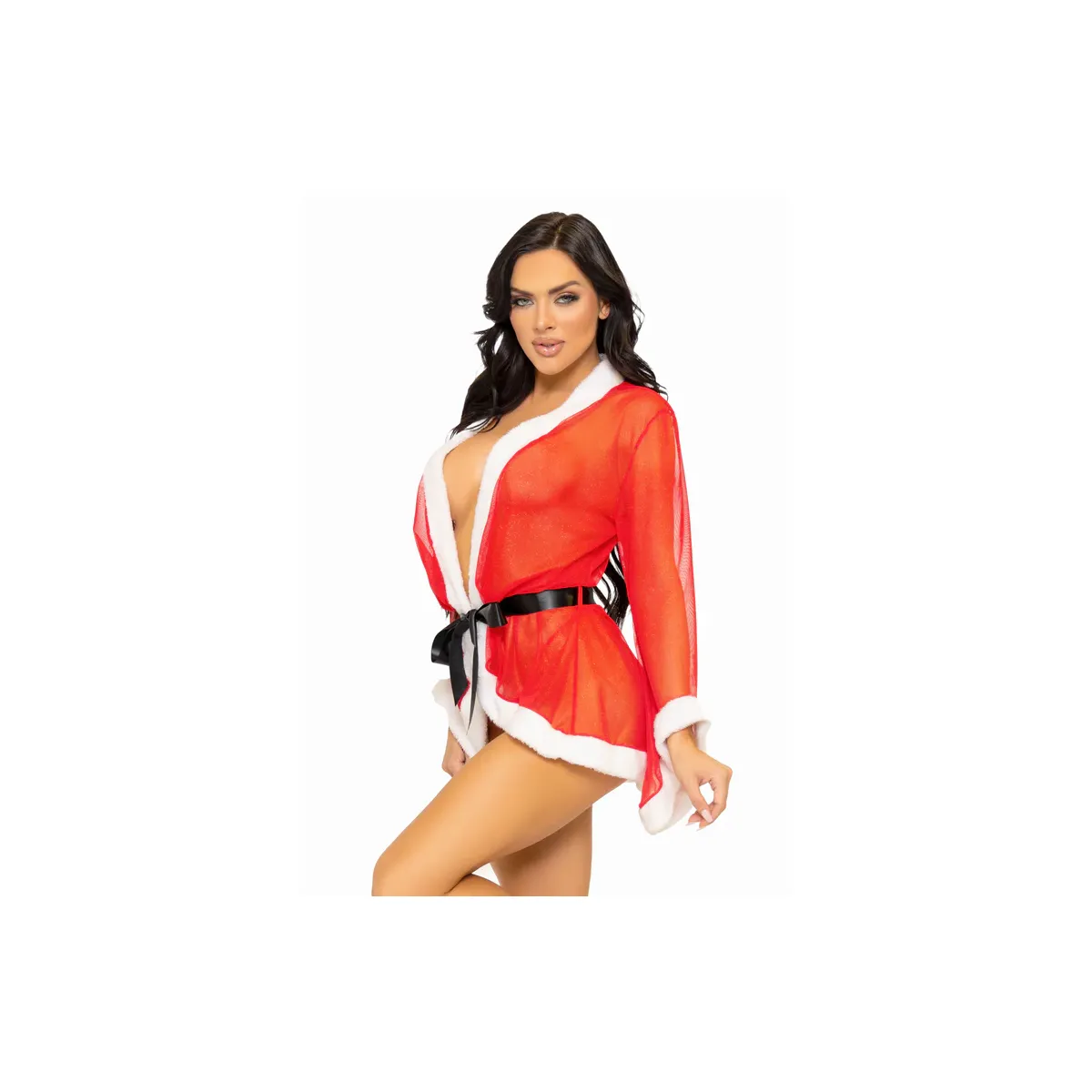 Vestaglia babbo Natale sexy da donna 3 pz