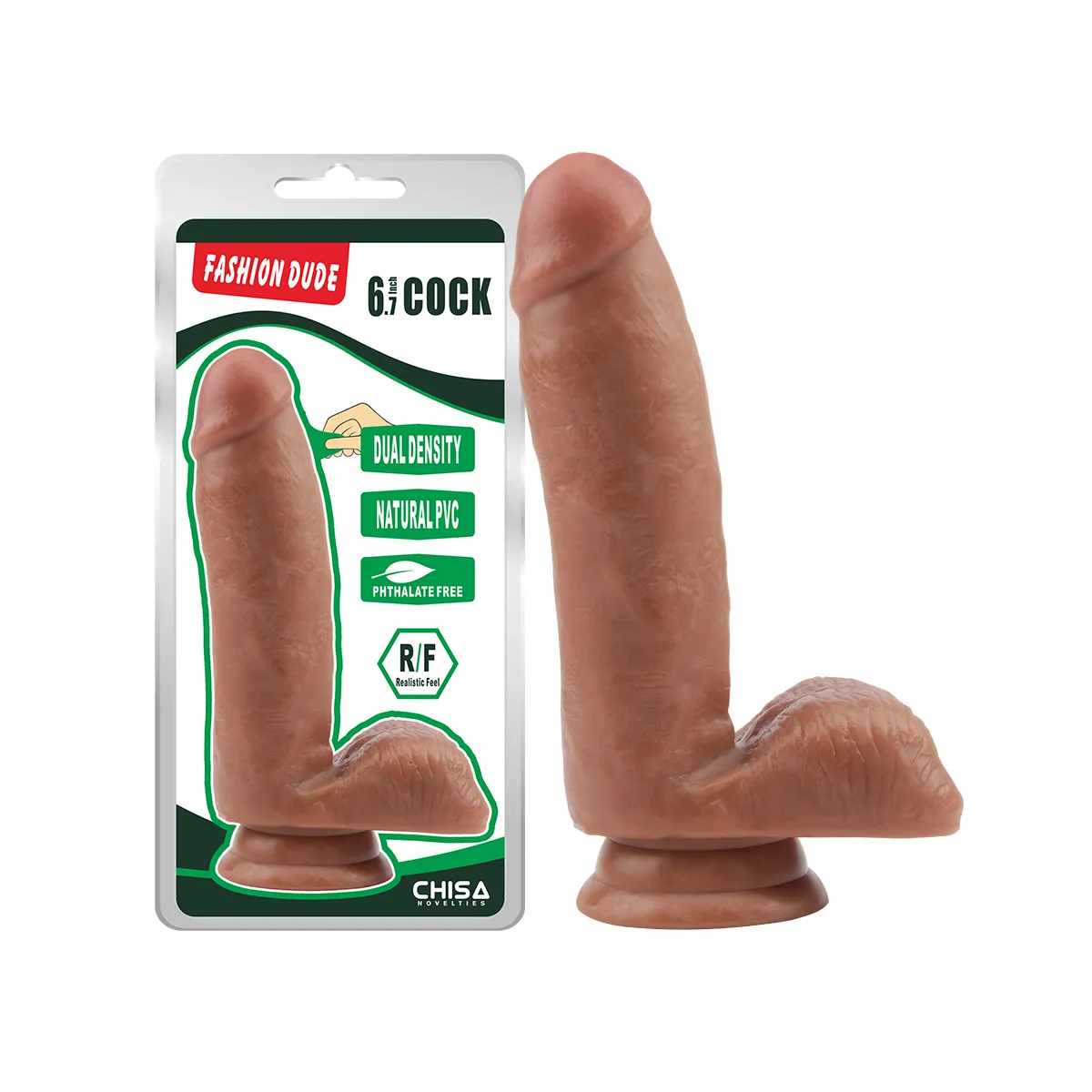 Dildo Realistico dual density Kai 17 cm Dildo Realistico dual density Kai 17 cm