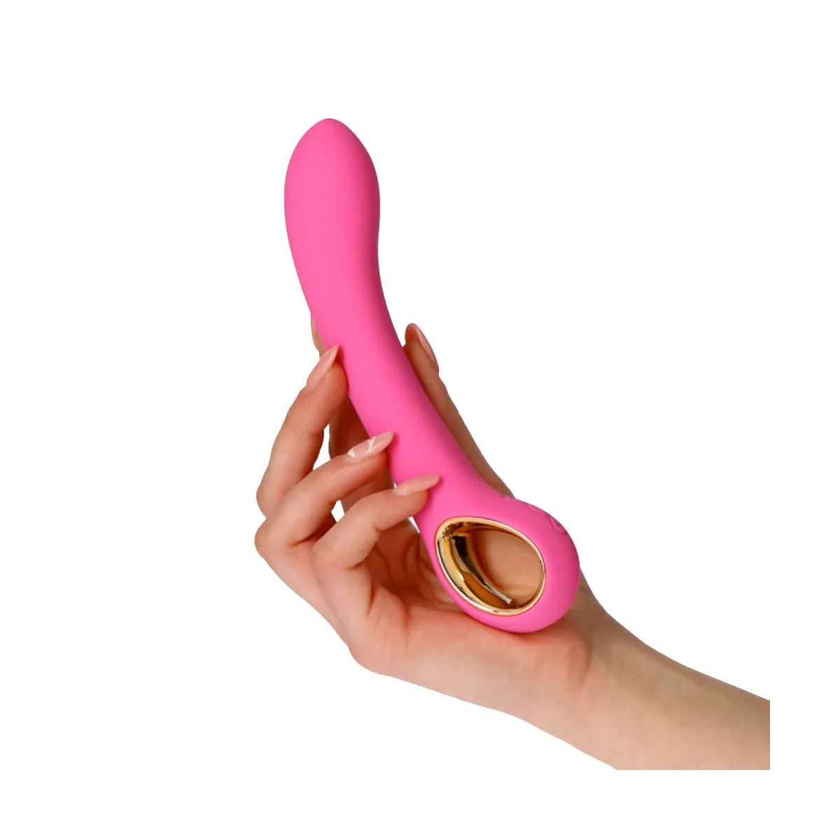 Vibratore Punto G silicone fucsia 18,8 cm Vibratore Punto G silicone fucsia 18,8 cm
