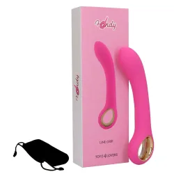 Vibratore Punto G silicone fucsia 18,8 cm Vibratore Punto G silicone fucsia 18,8 cm