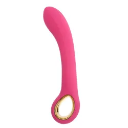 Vibratore Punto G silicone fucsia 18,8 cm Vibratore Punto G silicone fucsia 18,8 cm