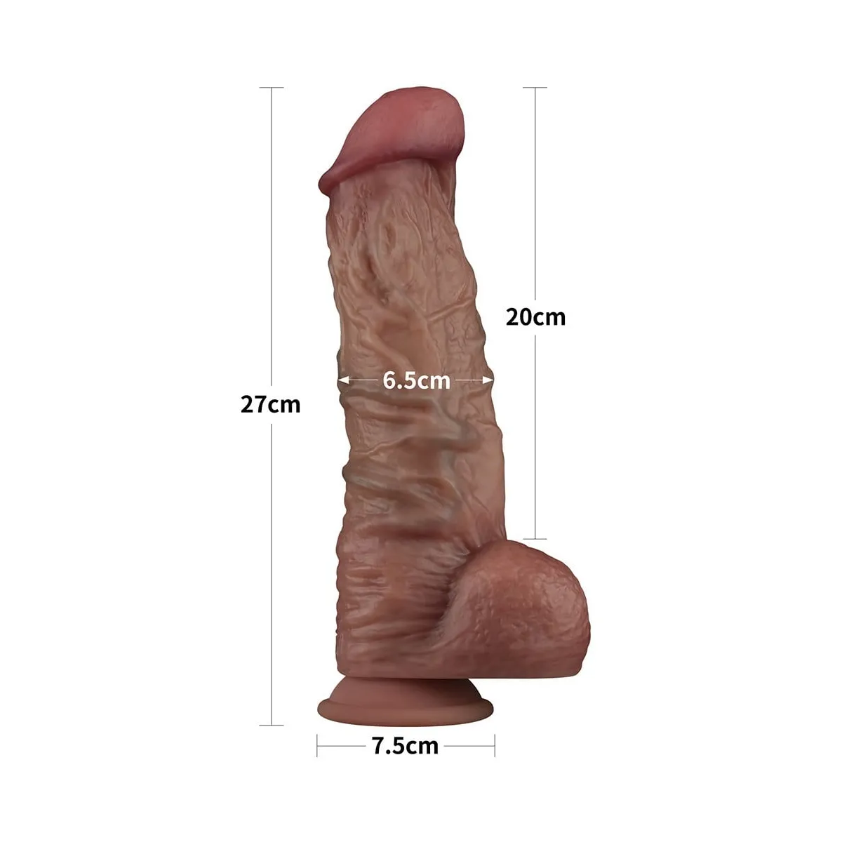 Dildo Realistico XXL Zarion 27 cm Dildo Realistico XXL Zarion 27 cm
