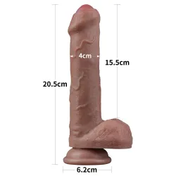 Dildo Realistico Valthen Dual Density 20.5 cm Dildo Realistico Valthen Dual Density 20.5 cm