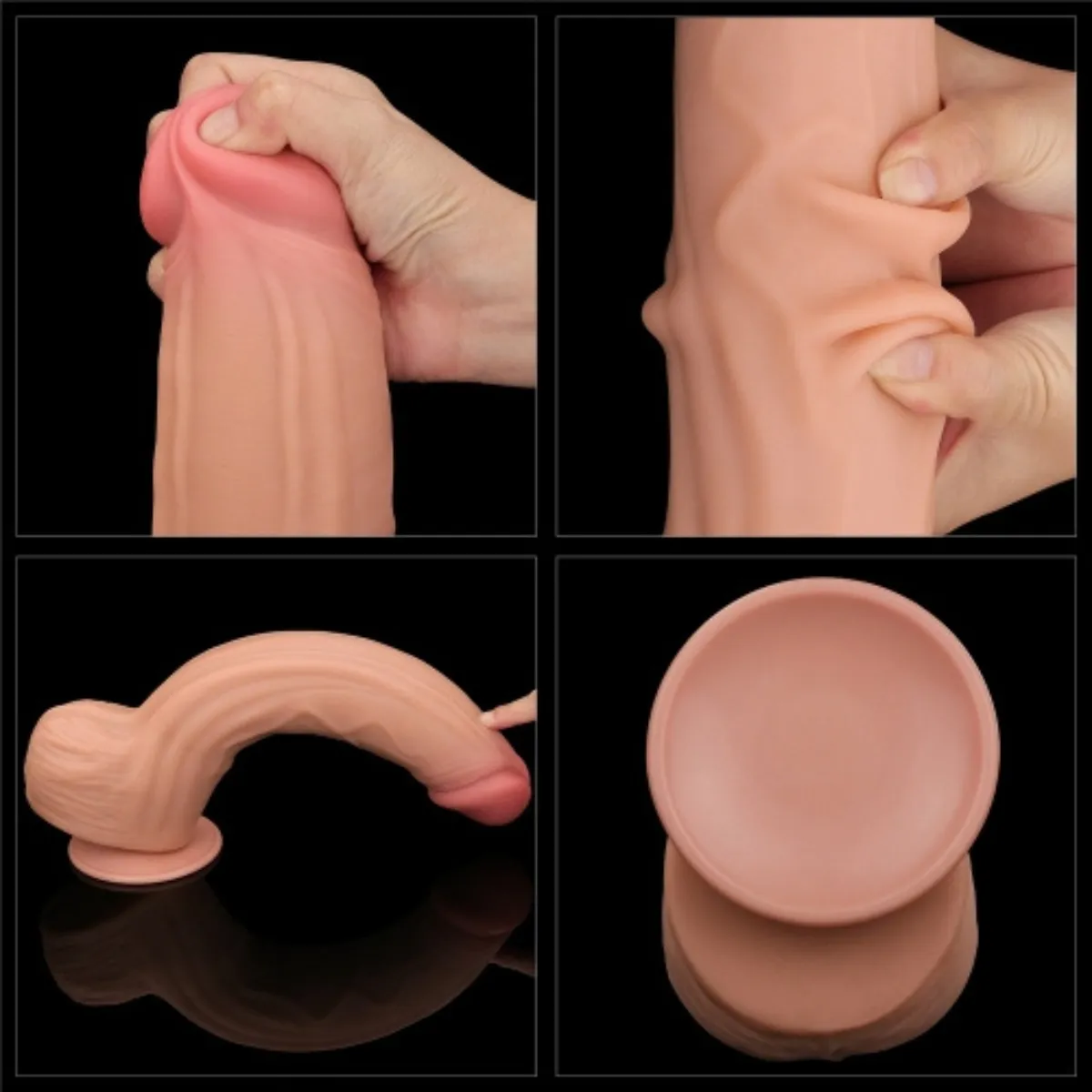 Dildo realistico Maxi XXL Elvorn 31 cm Dildo realistico Maxi XXL Elvorn 31 cm