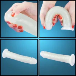 Dildo fluorescente realistico 21 cm