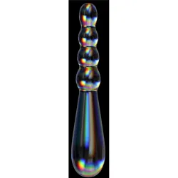 Dildo Anale vetro doppia stimolazione 19 cm