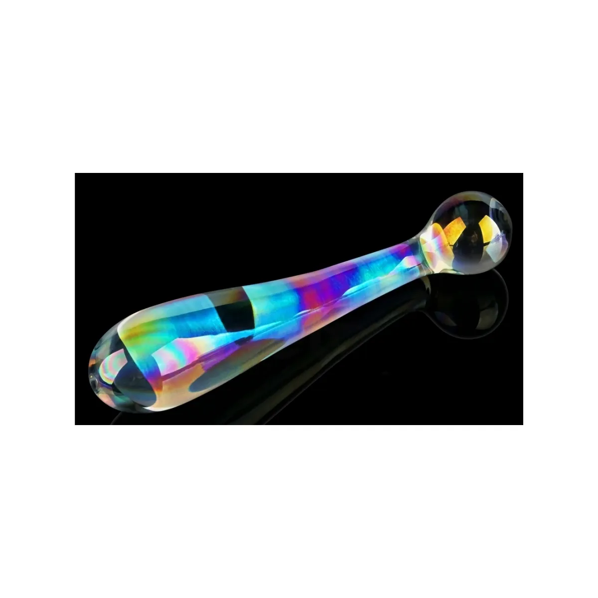 Dildo Vetro punto G e anale 17 cm