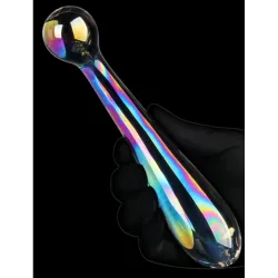 Dildo Vetro punto G e anale 17 cm