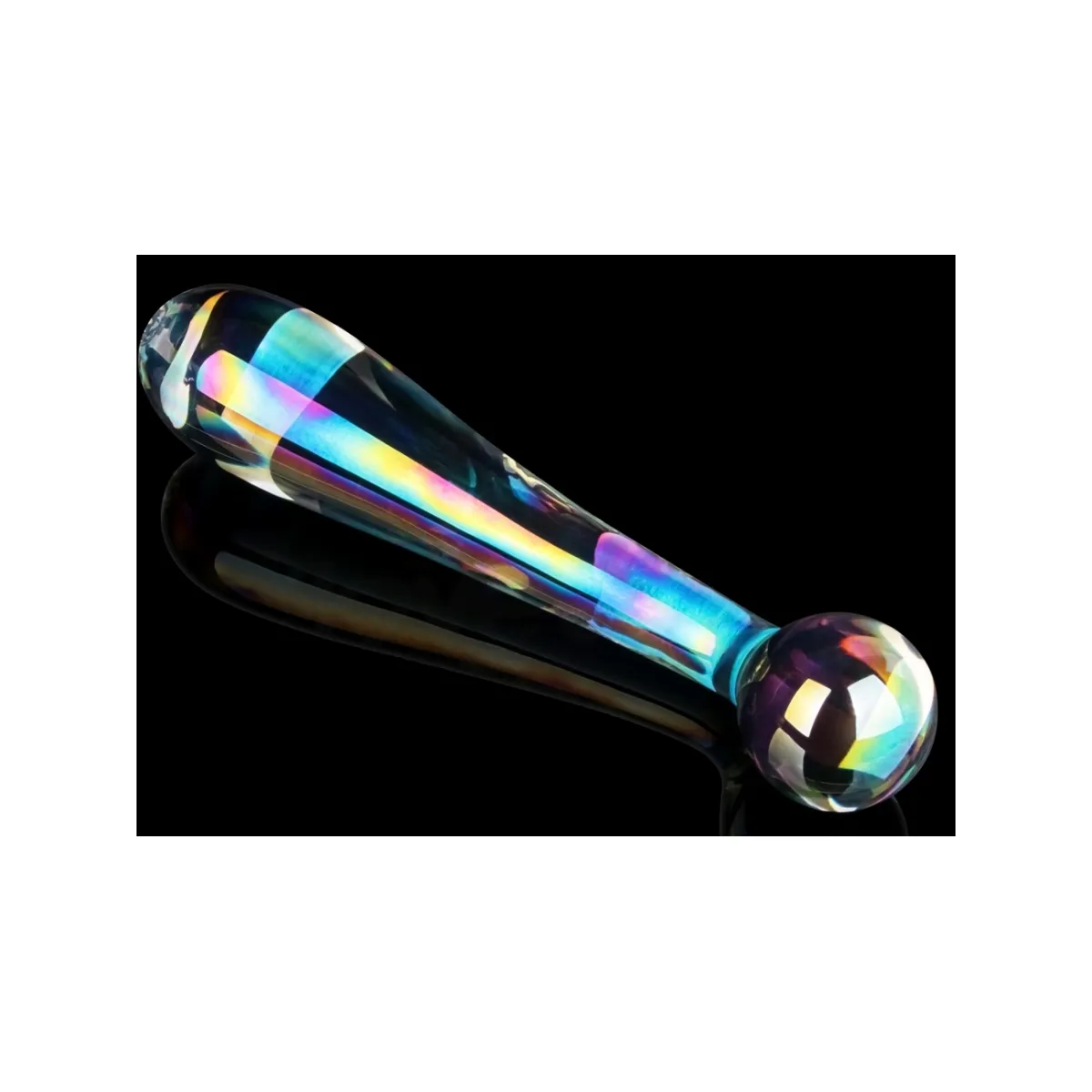 Dildo Vetro punto G e anale 17 cm