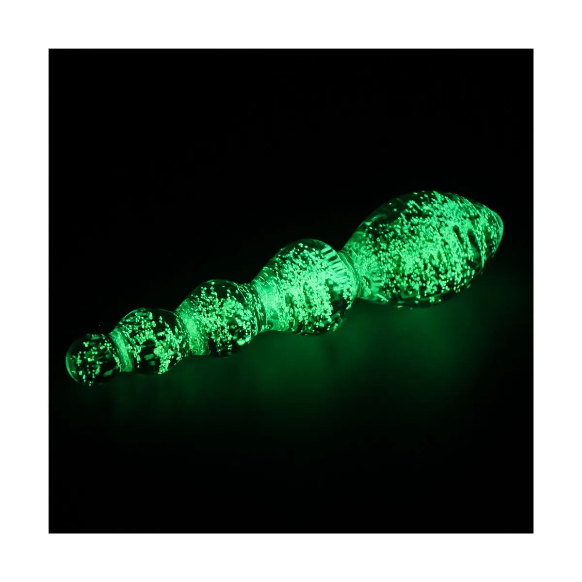 Dildo Vetro Anale fluorescente 16,3 cm