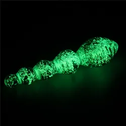 Dildo Vetro Anale fluorescente 16,3 cm