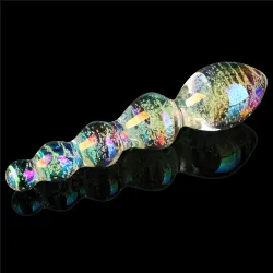 Dildo Vetro Anale fluorescente 16,3 cm