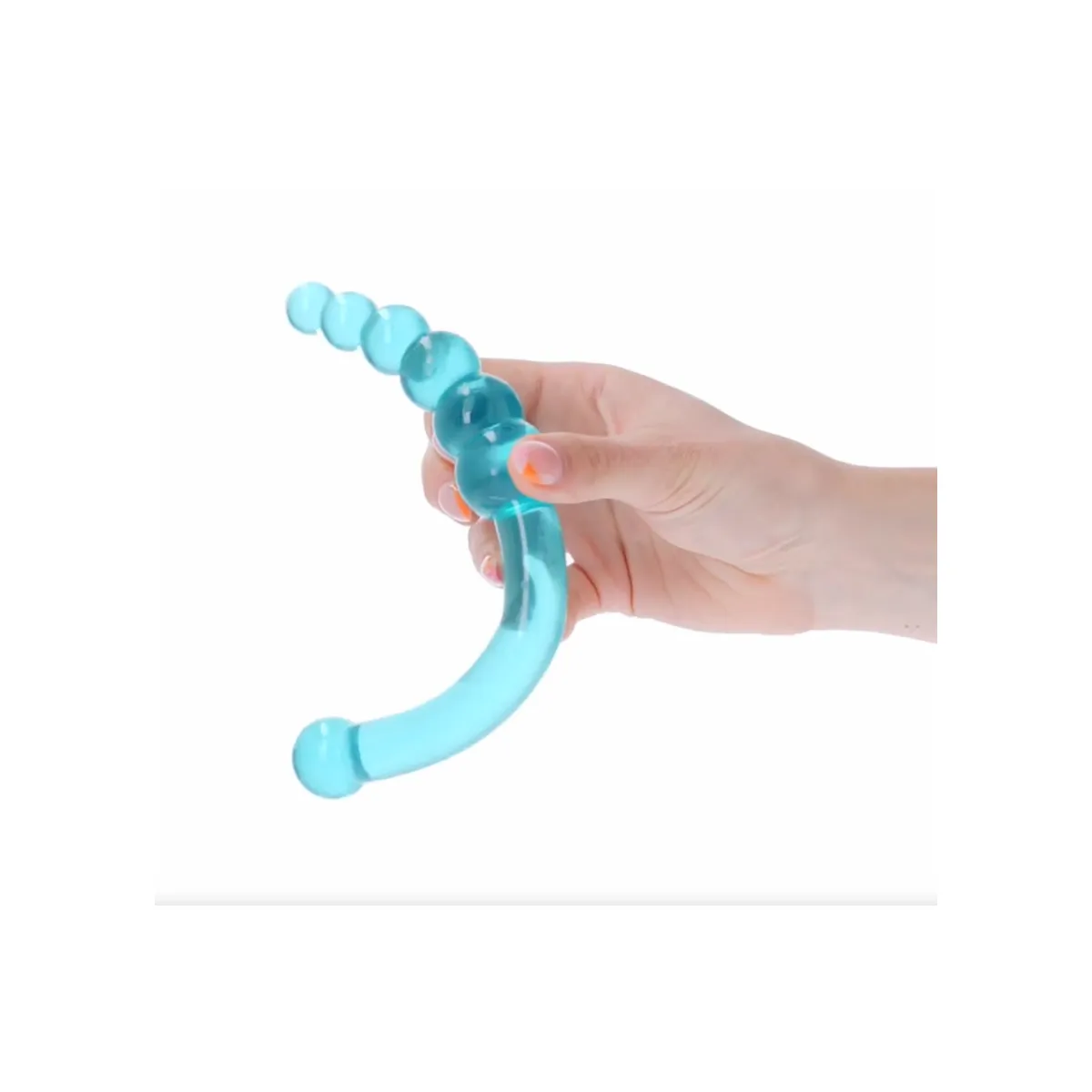 Dildo anale Dreamy azzurro 23,8 cm