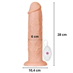 Vibratore realistico XXL King-Size 28 cm