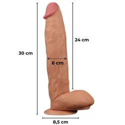 Dildo realistico XXL King-Sized 30 cm