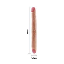Dildo Doppio realistico flessibile 43 cm