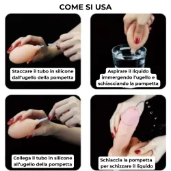 Dildo realistico eiaculante squirt 20 cm