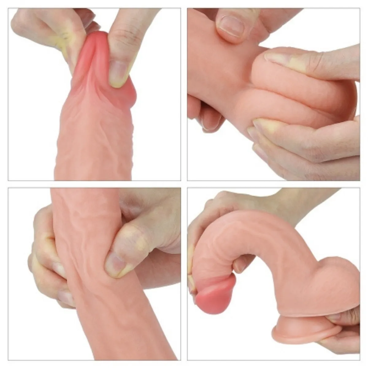 Dildo Realistico Auren doppio strato 22 cm