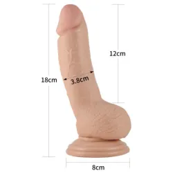 Dildo Realistico e ventosa Real Extreme 18 cm