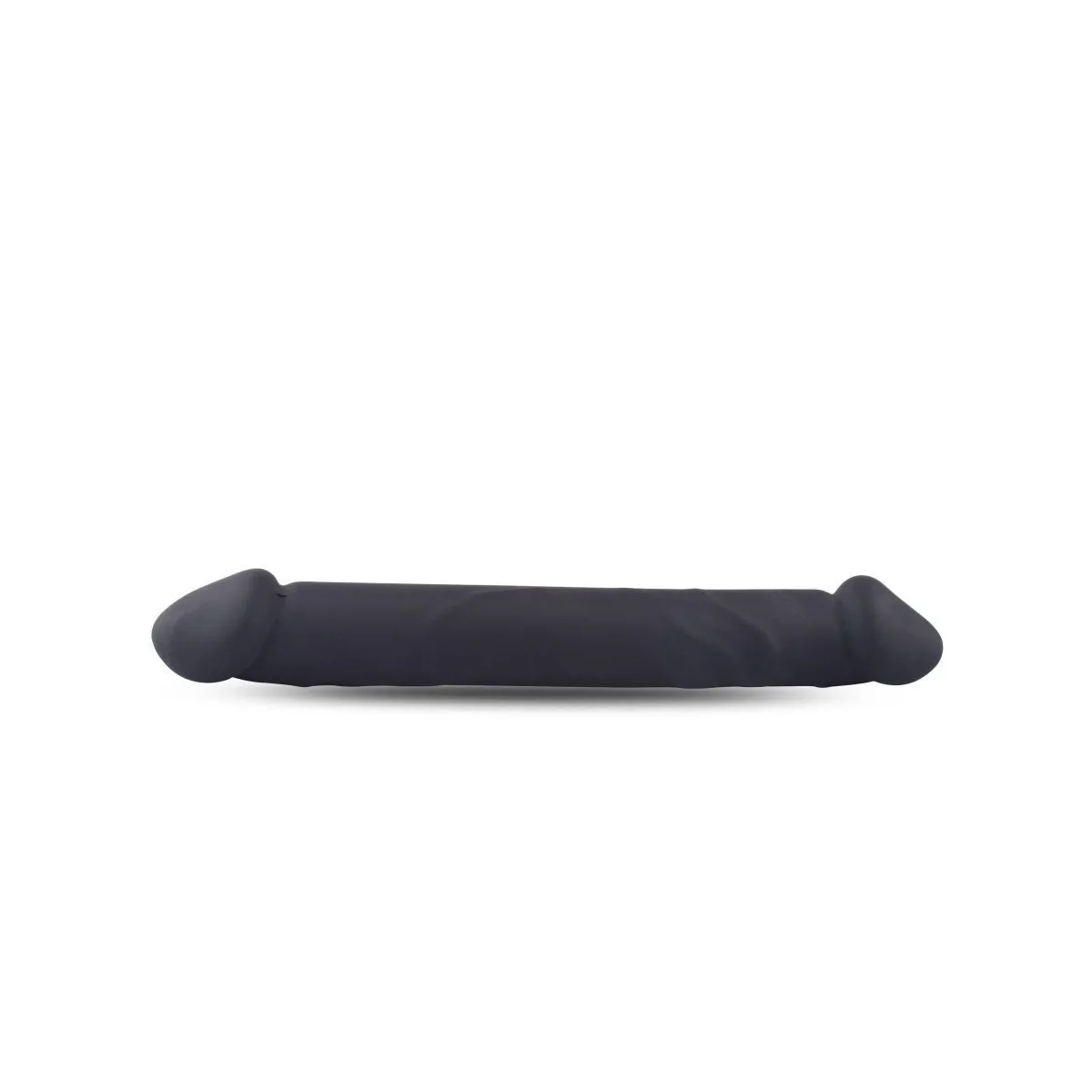 Dildo doppio dritto realistico nero 23 cm