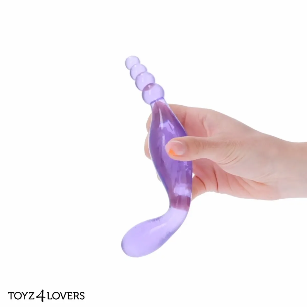 Dildo doppio anale vaginale Star viola 20 cm