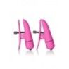 Pinze per Capezzoli vibranti 7 cm rosa Pinze per Capezzoli vibranti 7 cm rosa