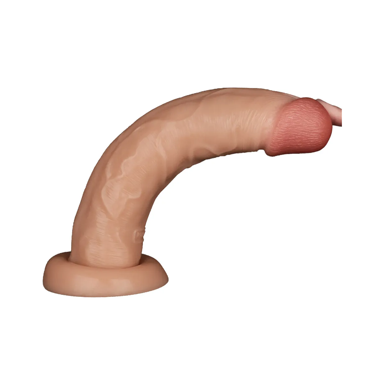 Dildo Realistico vibrante XL chiaro 26 cm