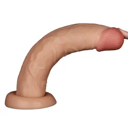 Dildo Realistico vibrante XL chiaro 26 cm