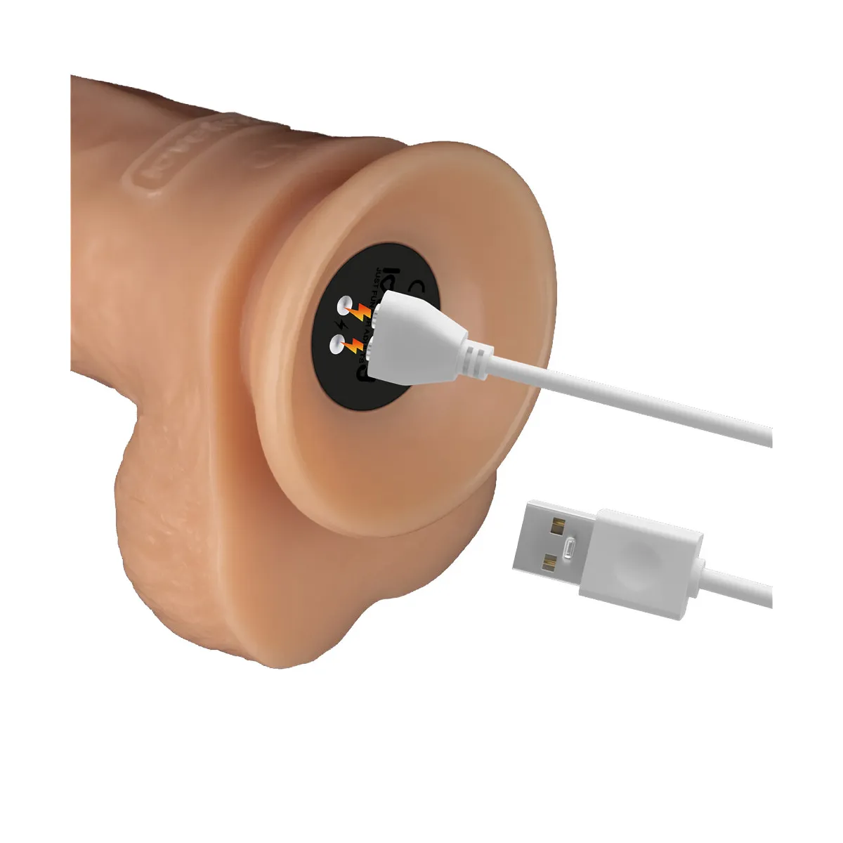 Vibratore dildo Realistico Powerbasics 23 cm