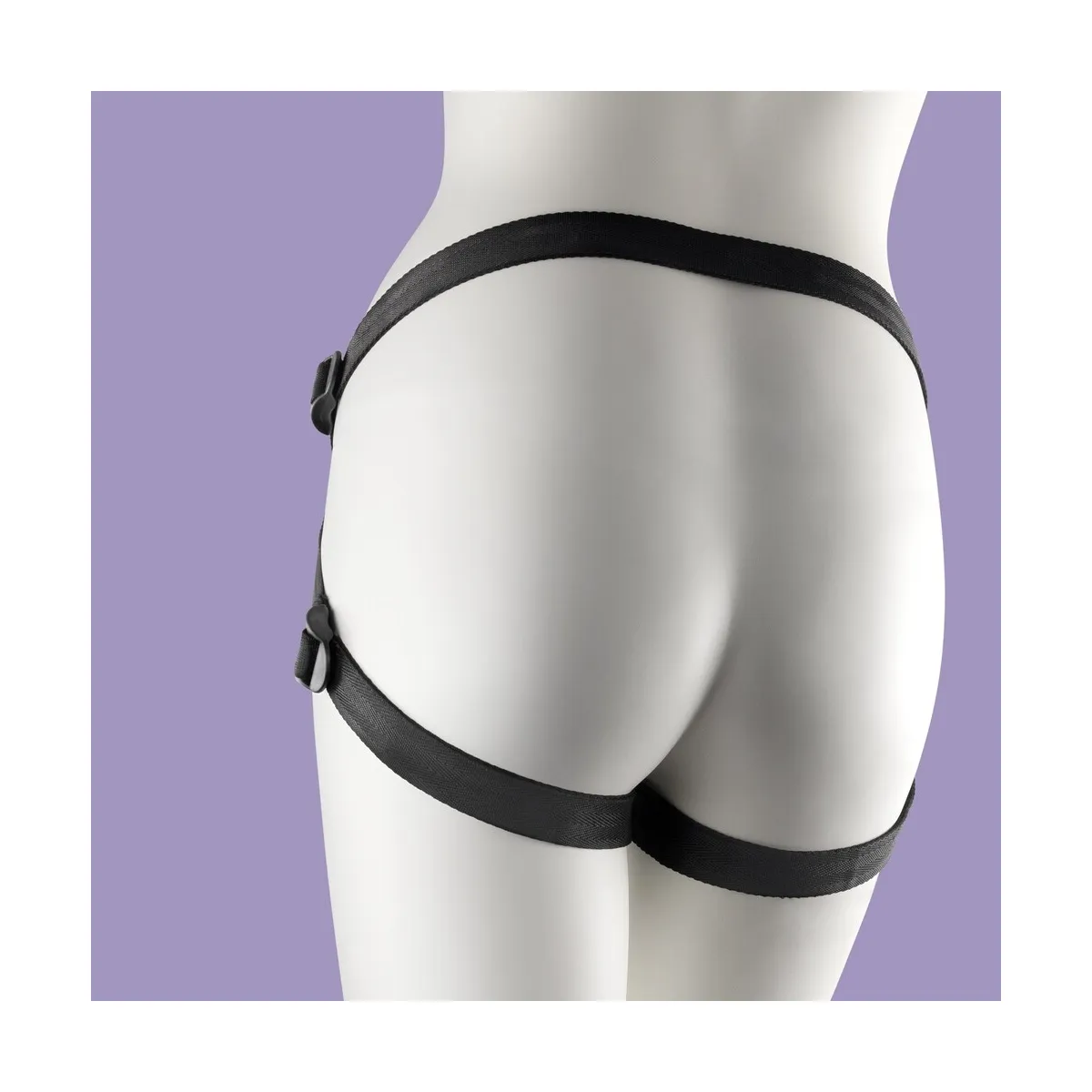 Cintura strapon regolabile con 2 anelli