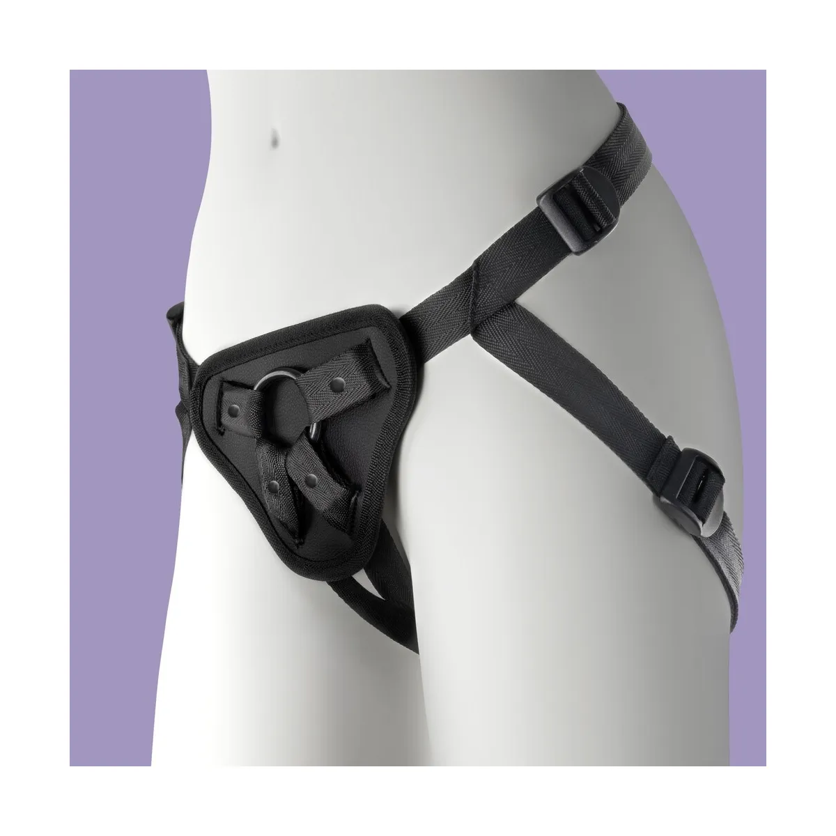 Cintura strapon regolabile con 2 anelli