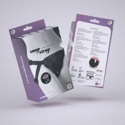 Cintura strapon regolabile con 2 anelli