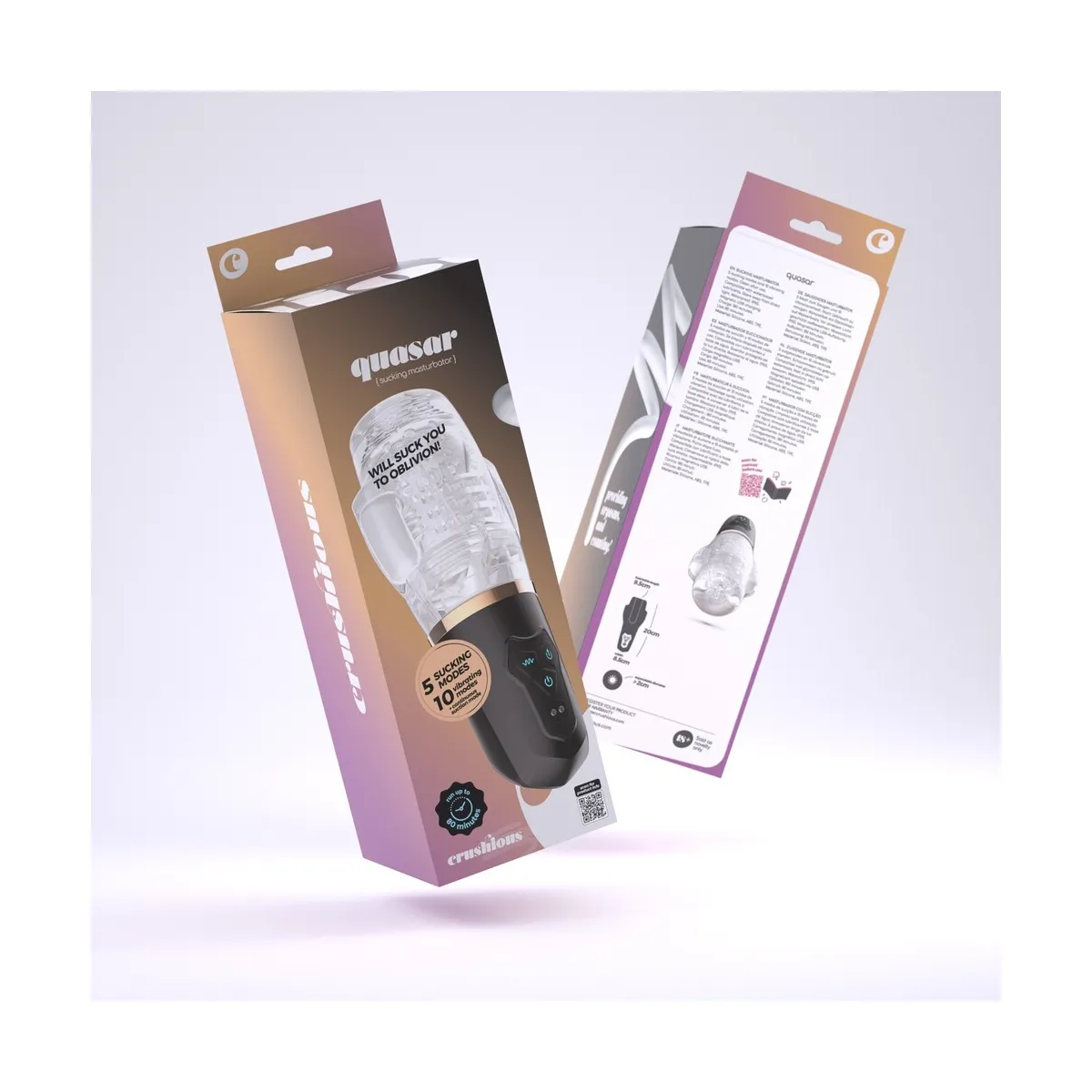 Masturbatore Uomo automatico 20 cm